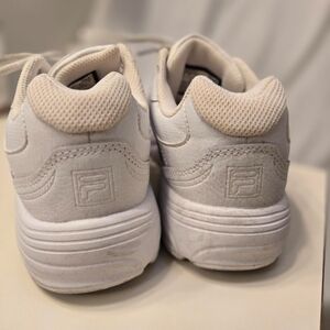 Fila Kids' Cream and White Sneakers